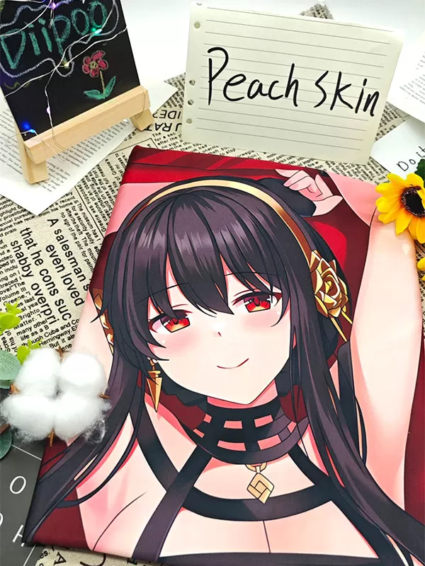 Prawdziwe zdjęcie poszewki na poduszkę dakimakura Diipoo Peach Skin