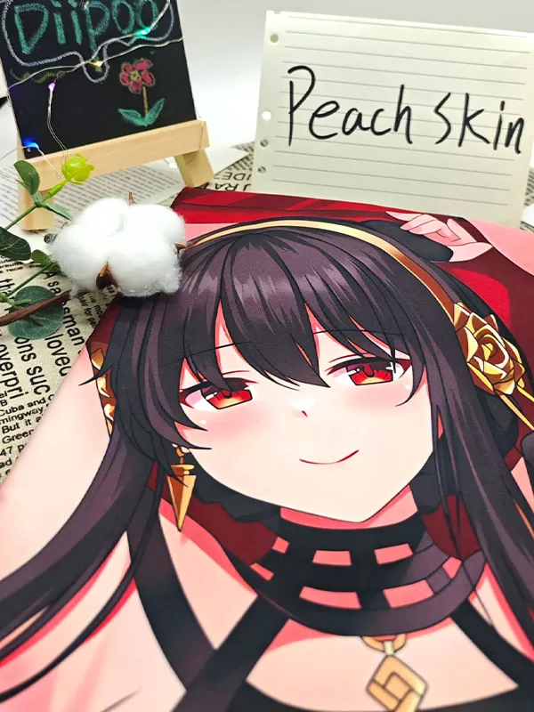 Pełny widok poszewki na poduszkę dakimakura Peach Skin firmy Diipoo