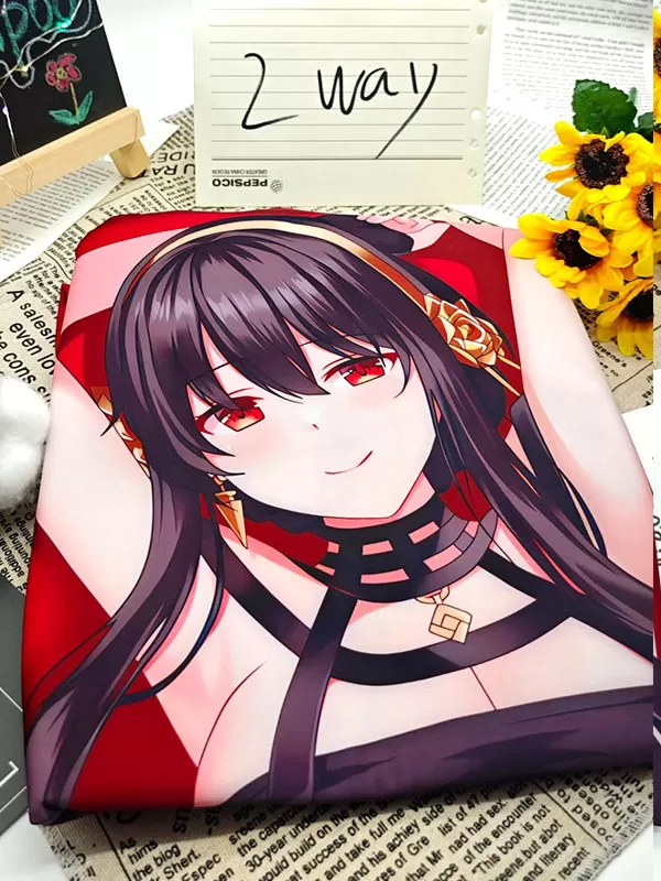 Pełny widok poszewki na poduszkę dakimakura 2WAY firmy Diipoo