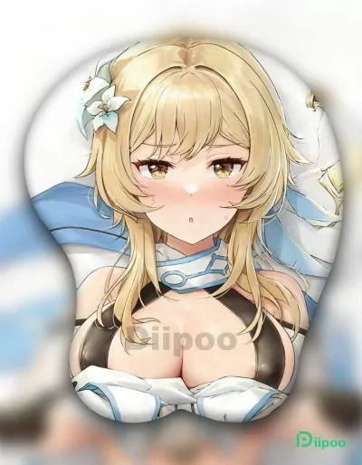 Diipoo Female Oppai (piersi) 3D Podkładka pod myszkę