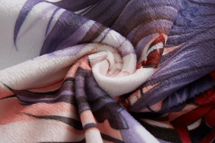 Close view of Diipoo Plush body pillow fabric