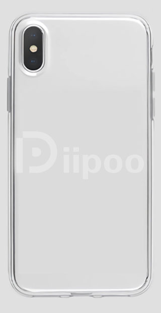 Diipoo Przezroczysty silikonowy pokrowiec na telefon