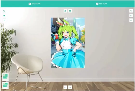 Ilustracja przedstawiająca plakat anime w stylu pionowym (portretowym)