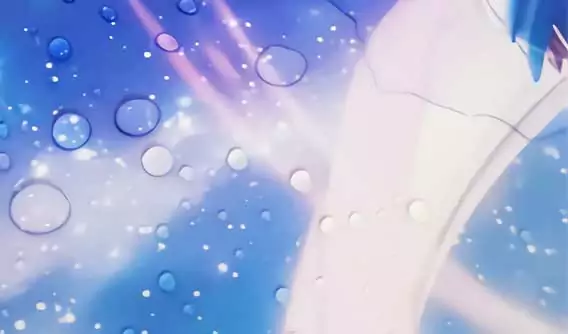 Demonstracja wodoodporności plakatu anime Diipoo