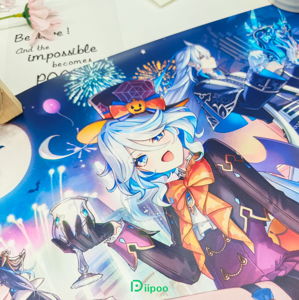Galeria zdjęć niestandardowego projektu plakatu anime