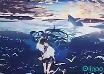 Efekt końcowy: Idealnie zaprojektowany plakat anime na ścianie